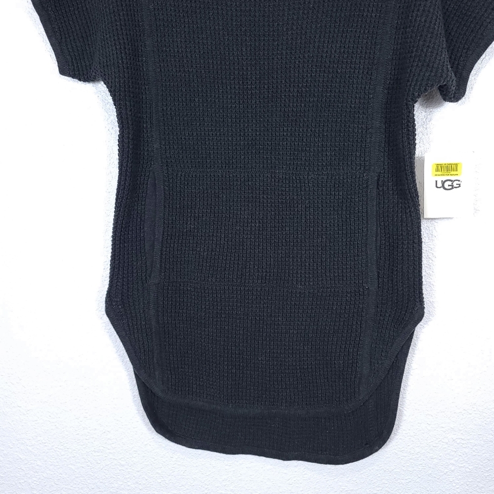 UGG Selby Turtleneck Chunky Knit Charcoal Gray Sweater - Picture 5 of 15